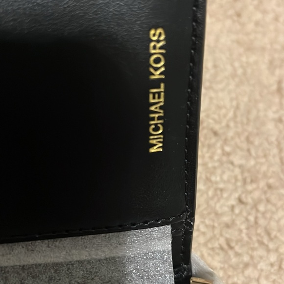 MICHAEL KORS Jet Set Small Pebbled Leather Smartphone Convertible Crossbody - Picture 7 of 9